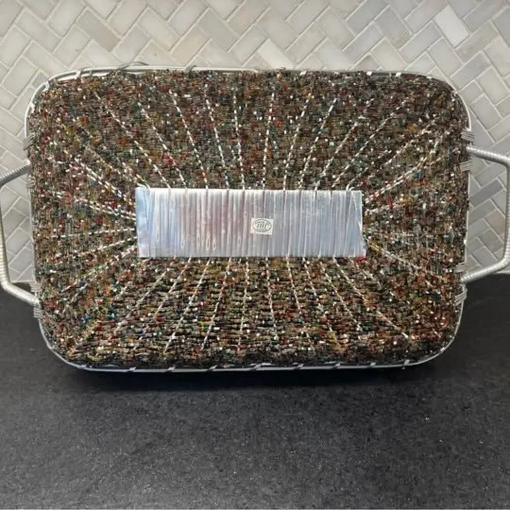 Unbranded beaded rectangular